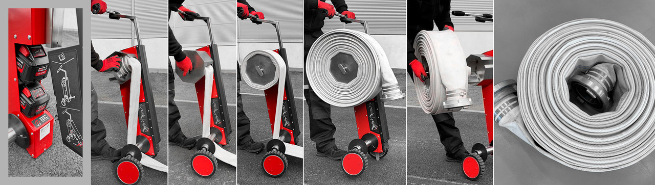 Electric Roller for Fire Hoses